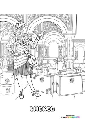 Elphaba in the Grand Lobby