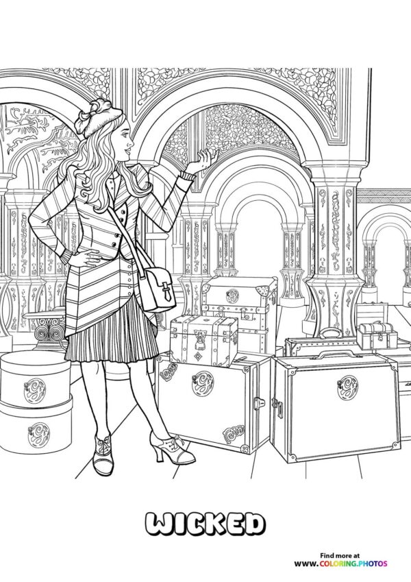 Elphaba in the Grand Lobby