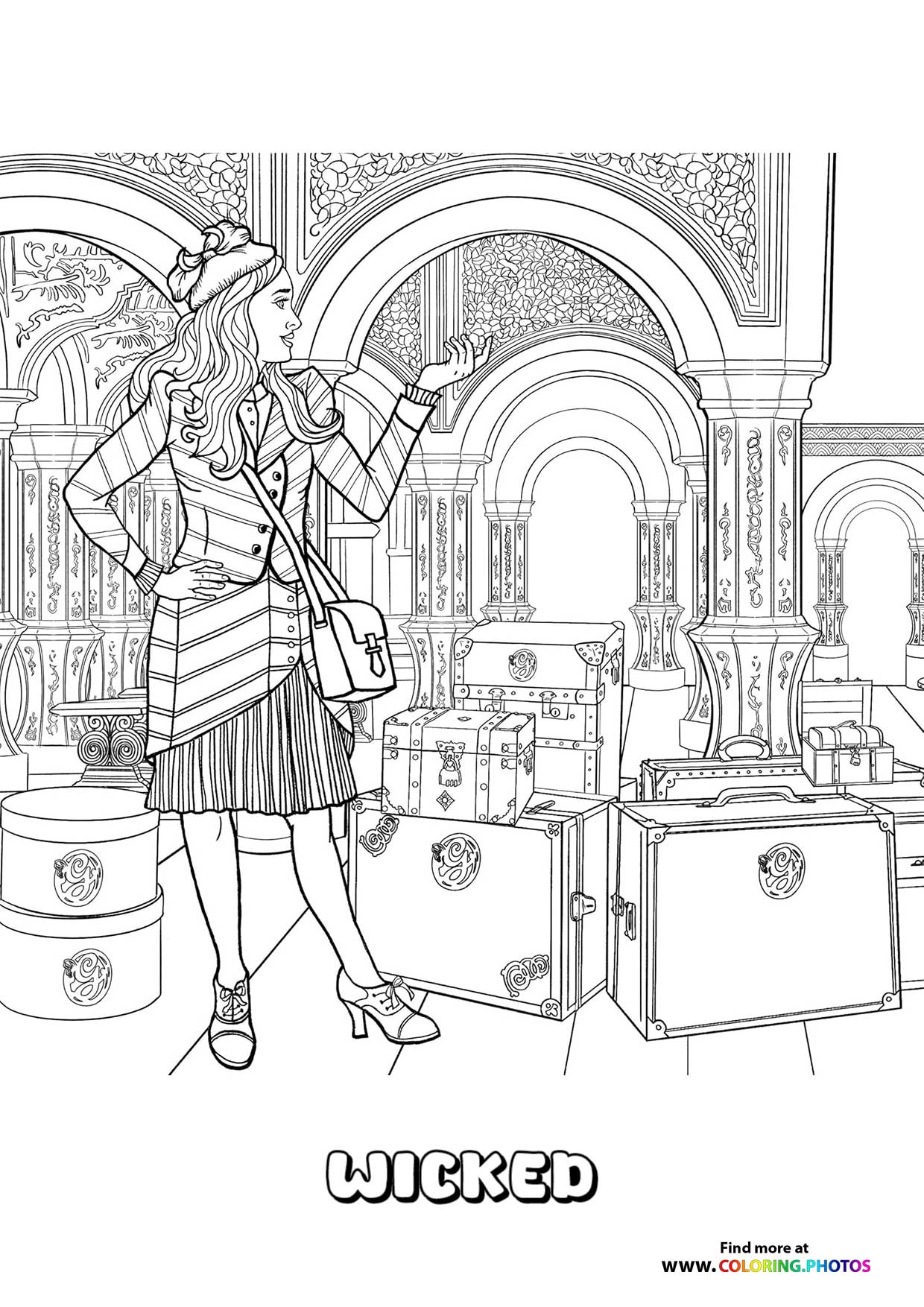 Elphaba in the Grand Lobby
