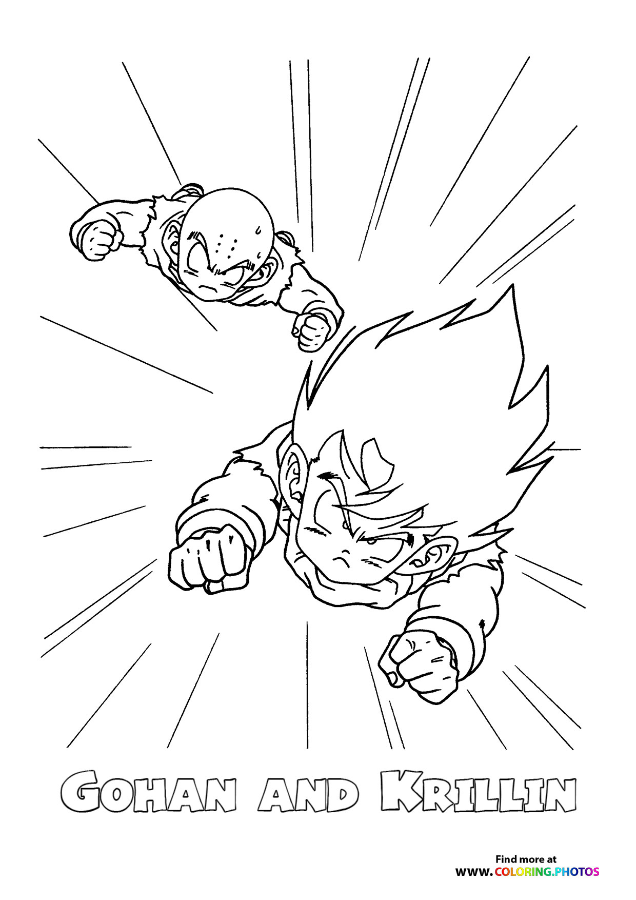 Gohan and Krillin Dragon Ball Z