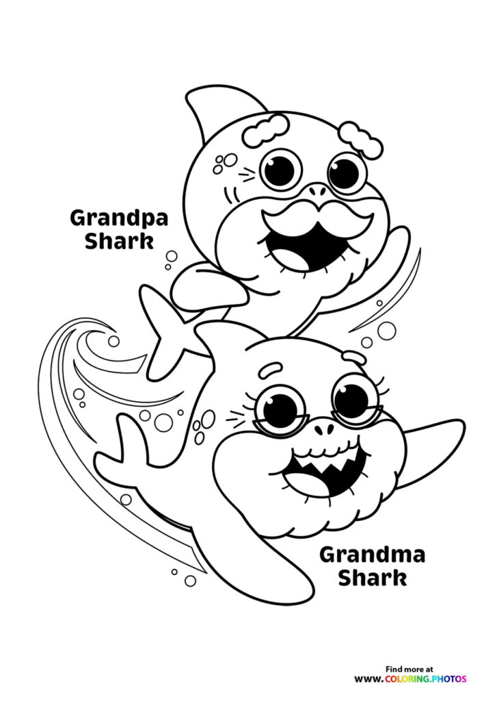 Grandpa and Grandma shark