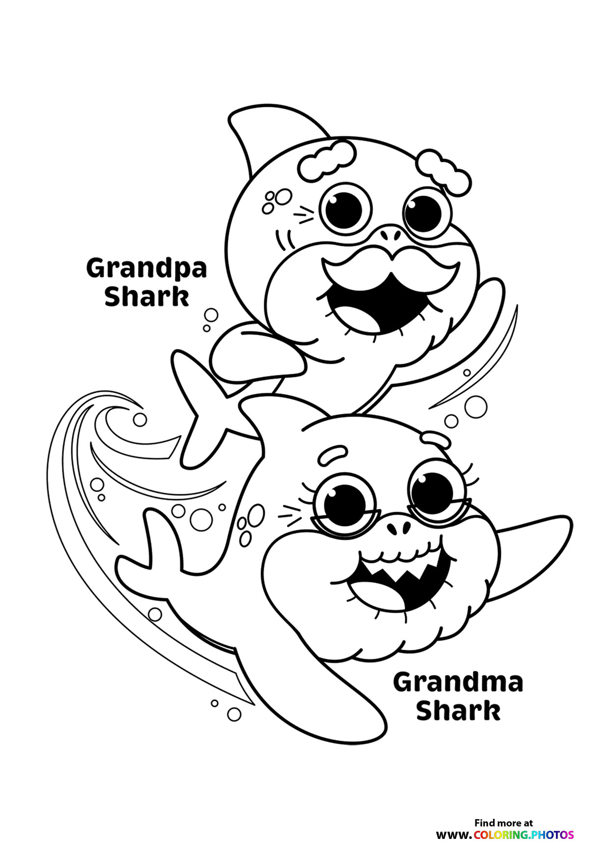Grandpa and Grandma shark