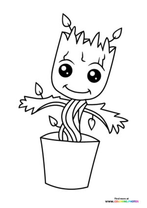 Groot in a pot