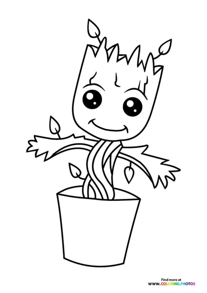 Groot in a pot