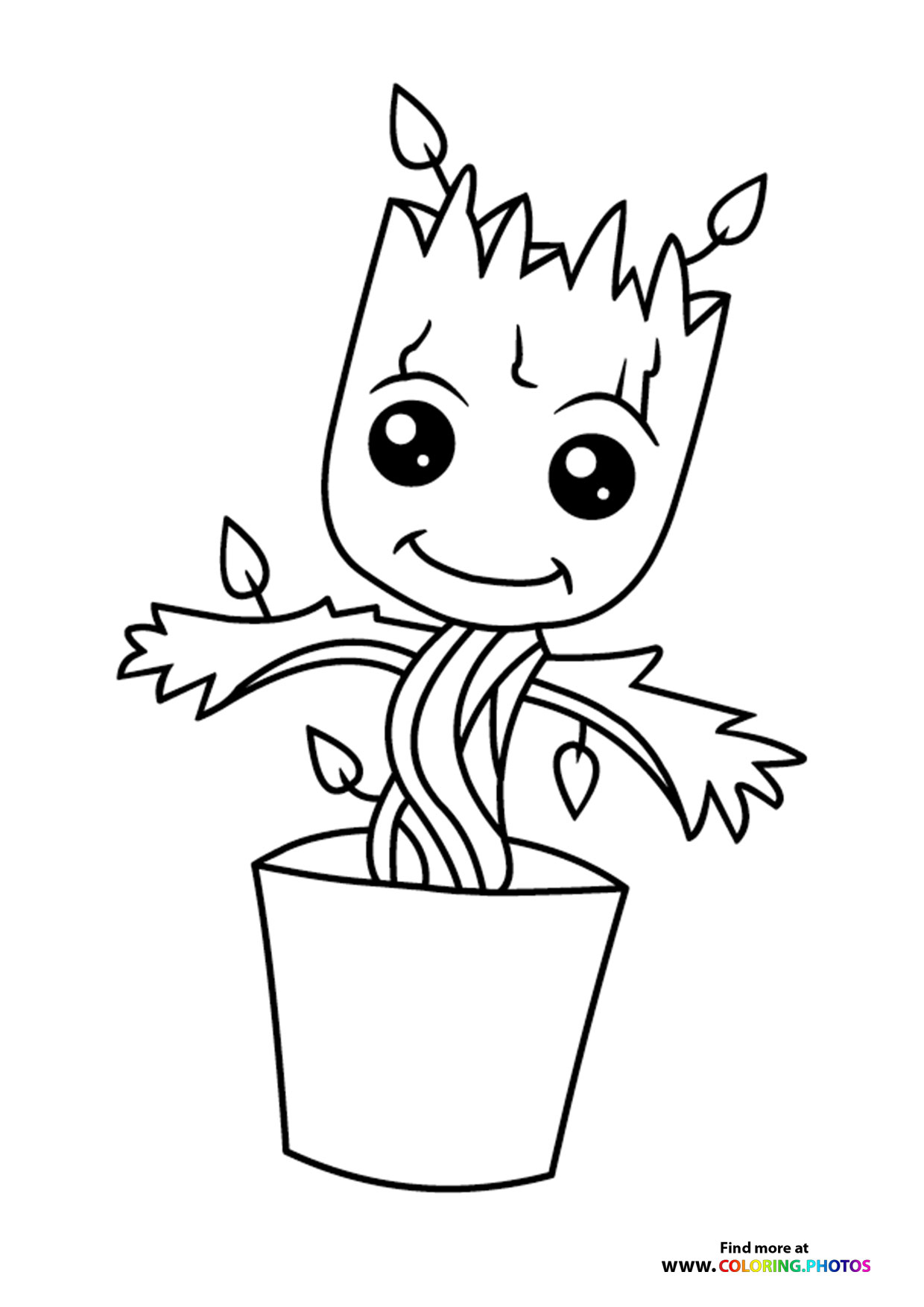 Groot in a pot