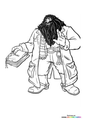 Hagrid gives photo album
