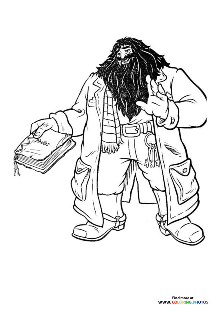 Hagrid gives photo album