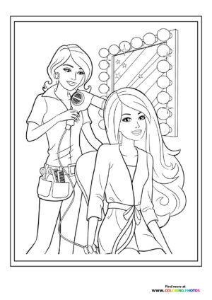 Hairdresser girl