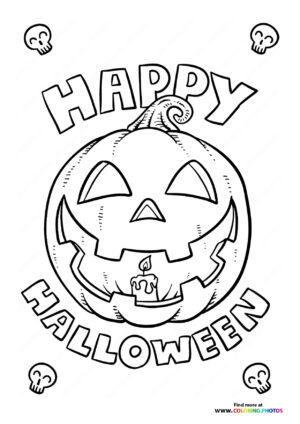 Happy Halloween Jack O'Lantern