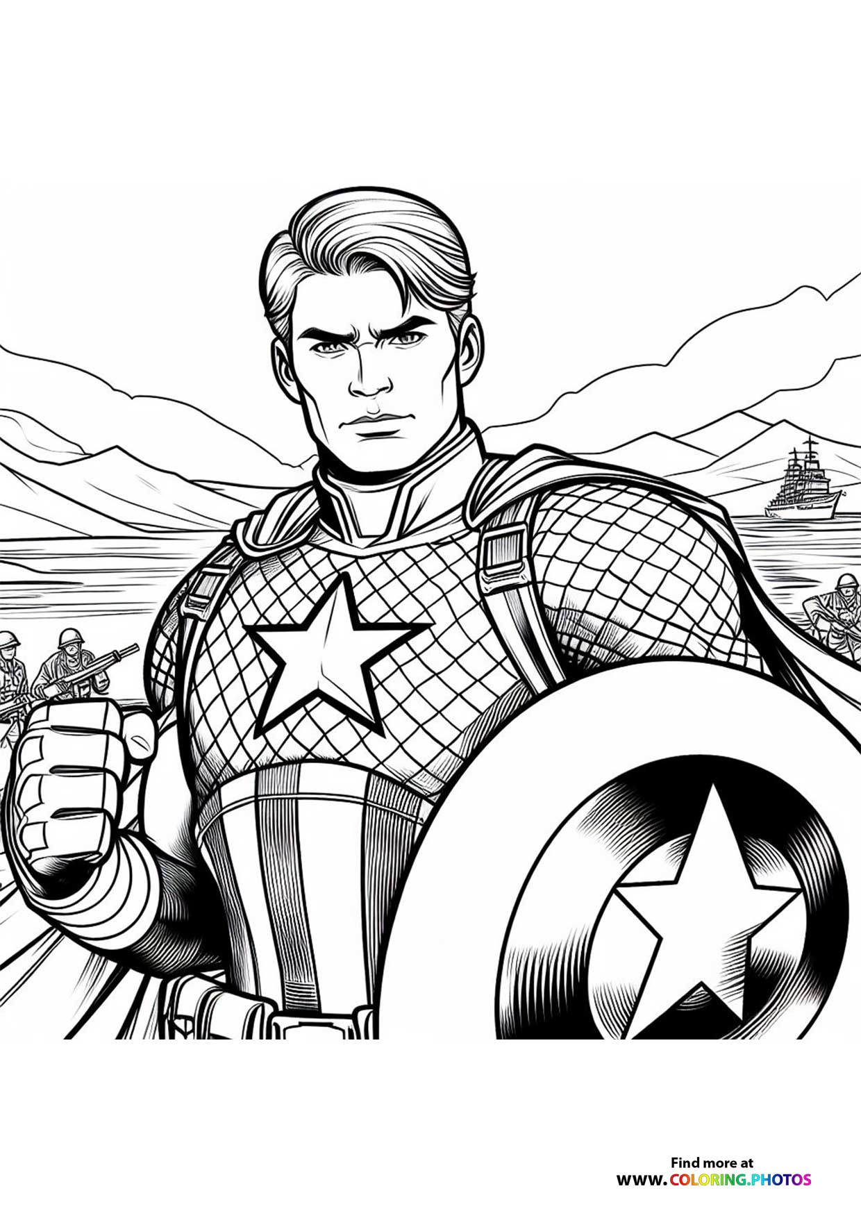 Handsome Captain America