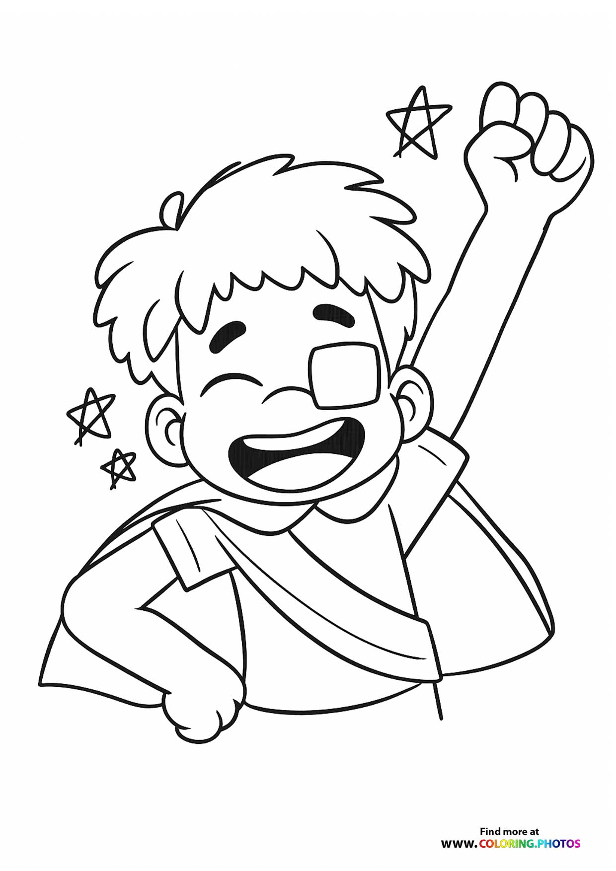 Elio with Fist Pump