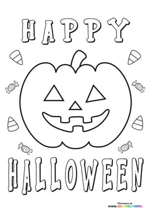 Happy Halloween Jack-o-Lantern