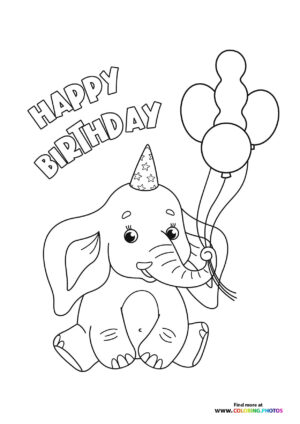 Birthday Elephant