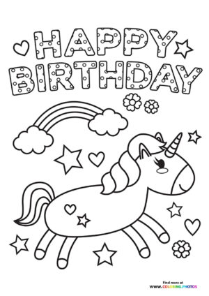 Birthday Unicorn