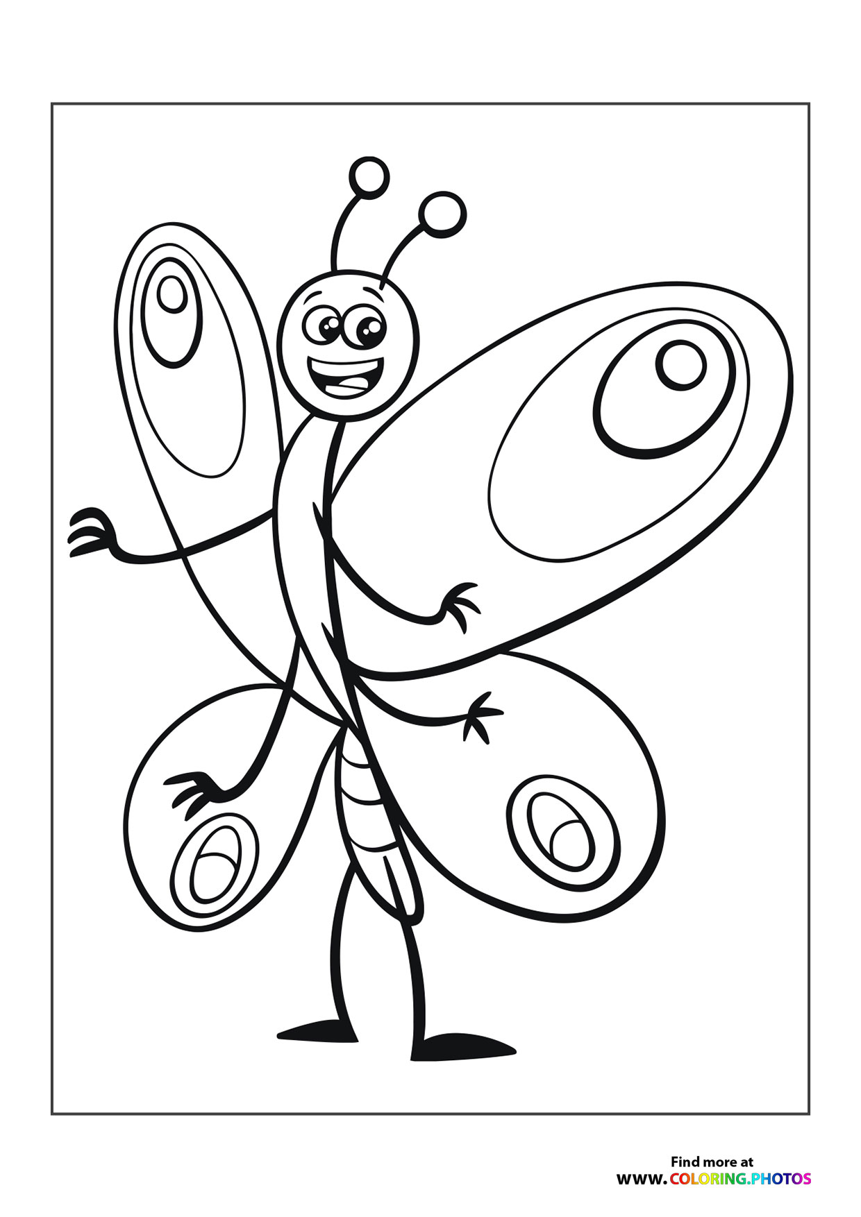 Happy butterfly