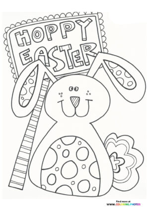 Hoppy Easter Bunny Doodle