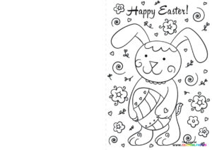 Happy Easter Bunny Card