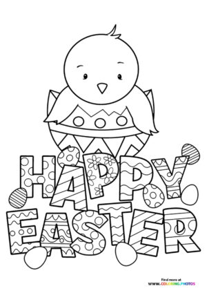 Happy Easter Chick