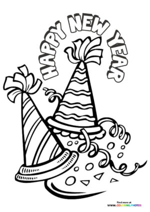 Happy New Year Party Hats