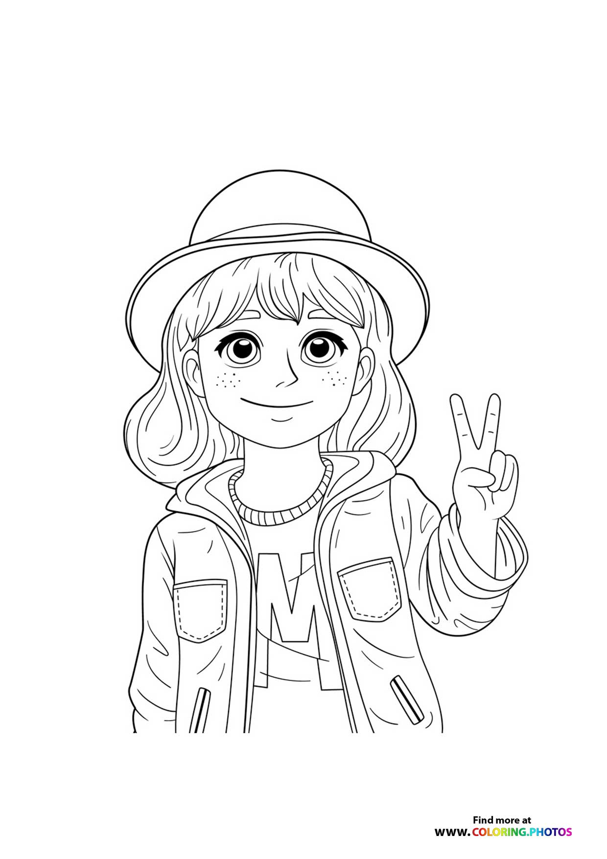 Happy teen girl