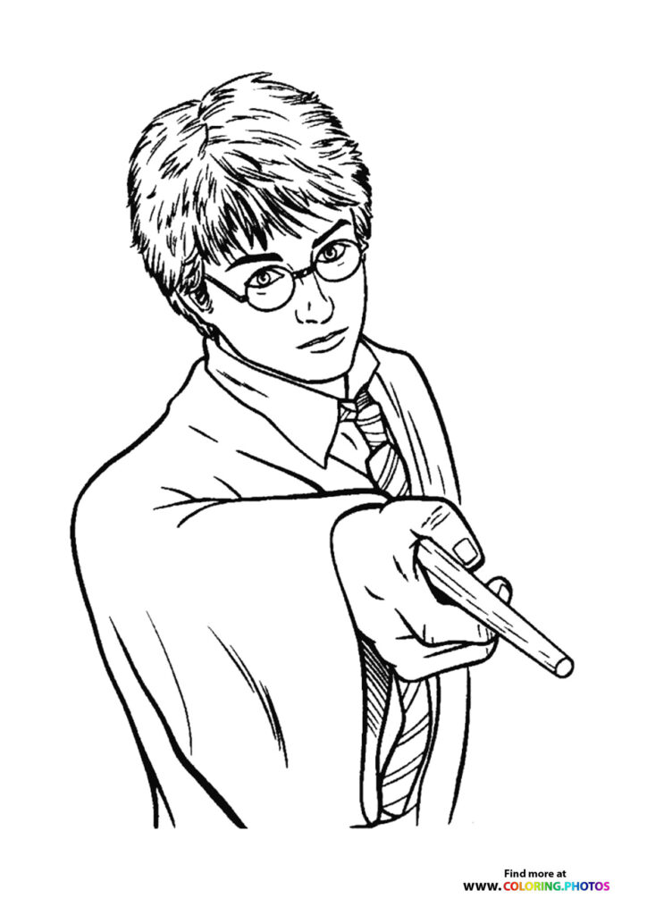 Harry Potter doing magic