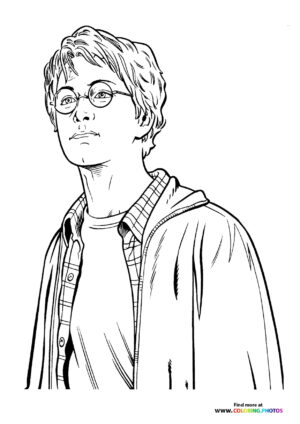 Harry Potter looking cool