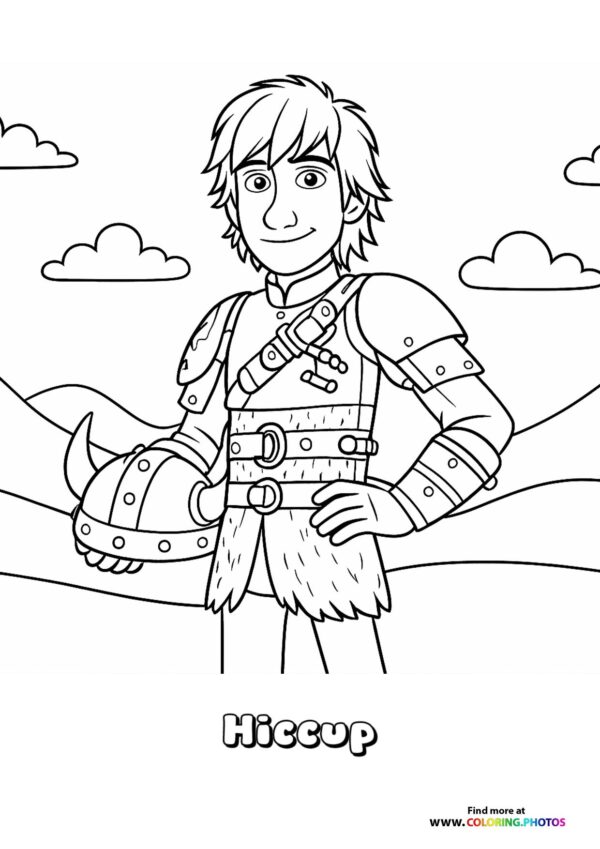 Hiccup in Viking Armor