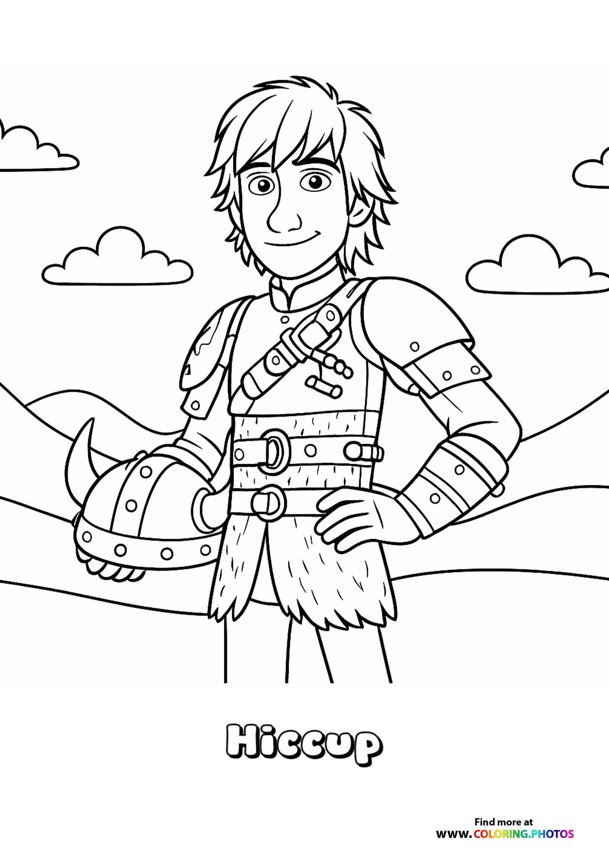 Hiccup in Viking Armor