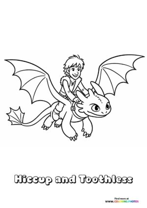 Hiccup and Toothless