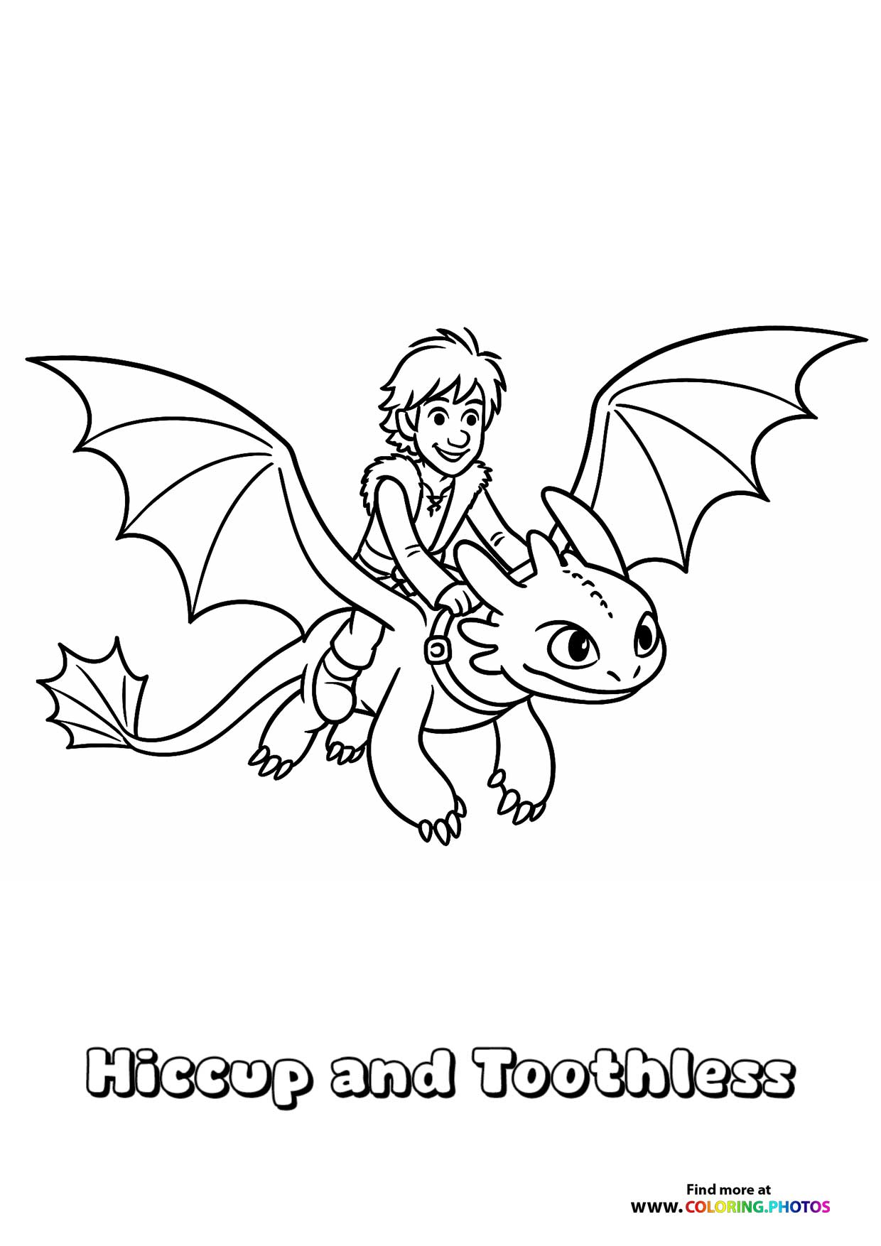 Hiccup and Toothless