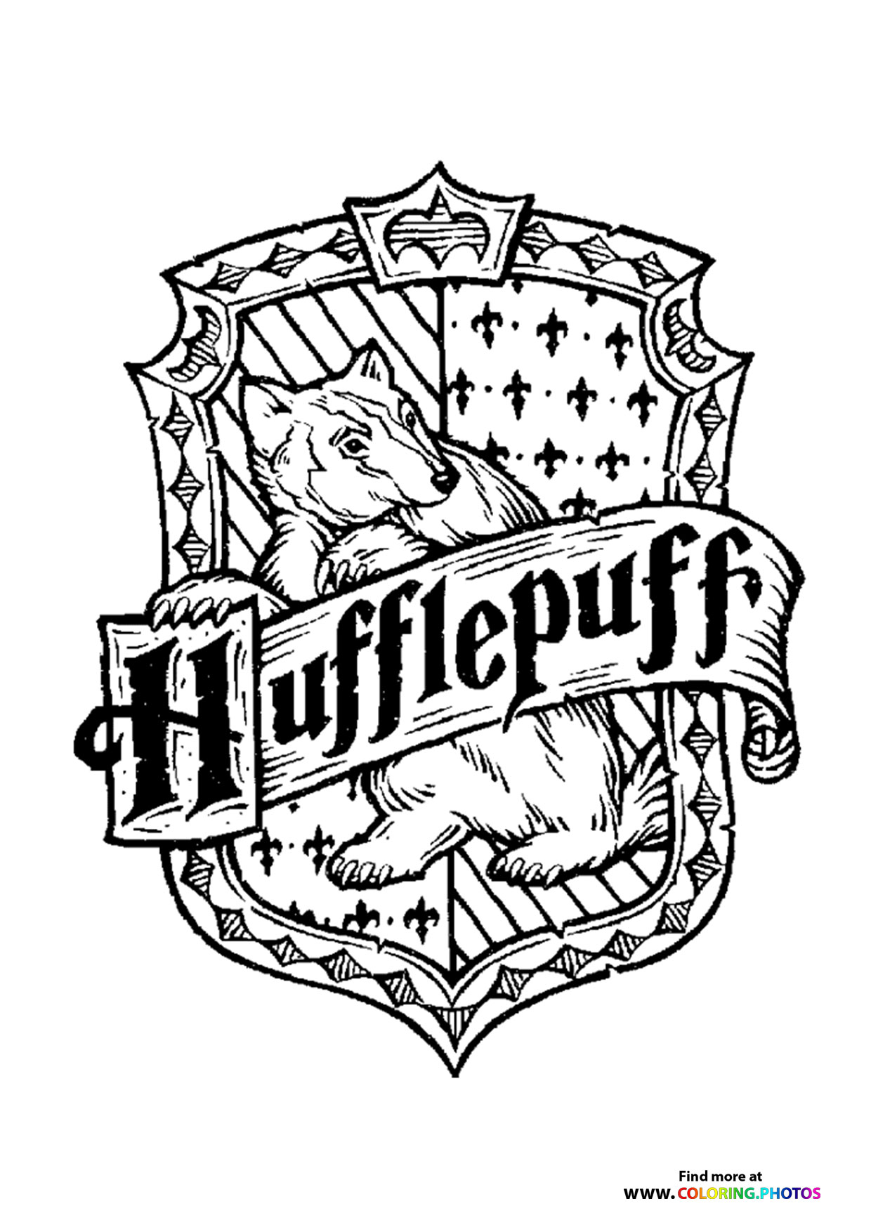 Hufflepuff crest