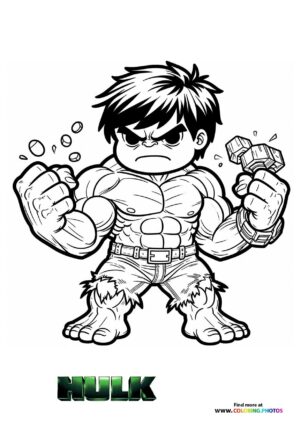 Hulk Flexing with Rage