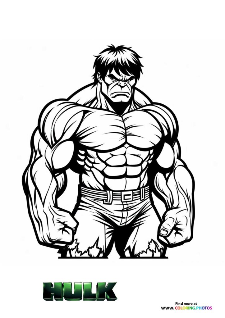 Hulk in Angry Pose