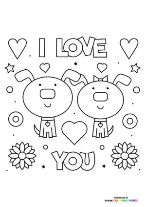 I Love You Cute Couple