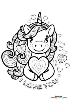 I love you unicorn