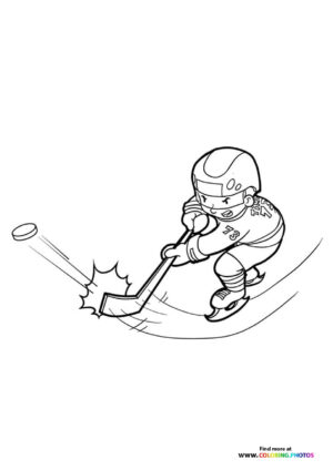 Ice hockey shooting