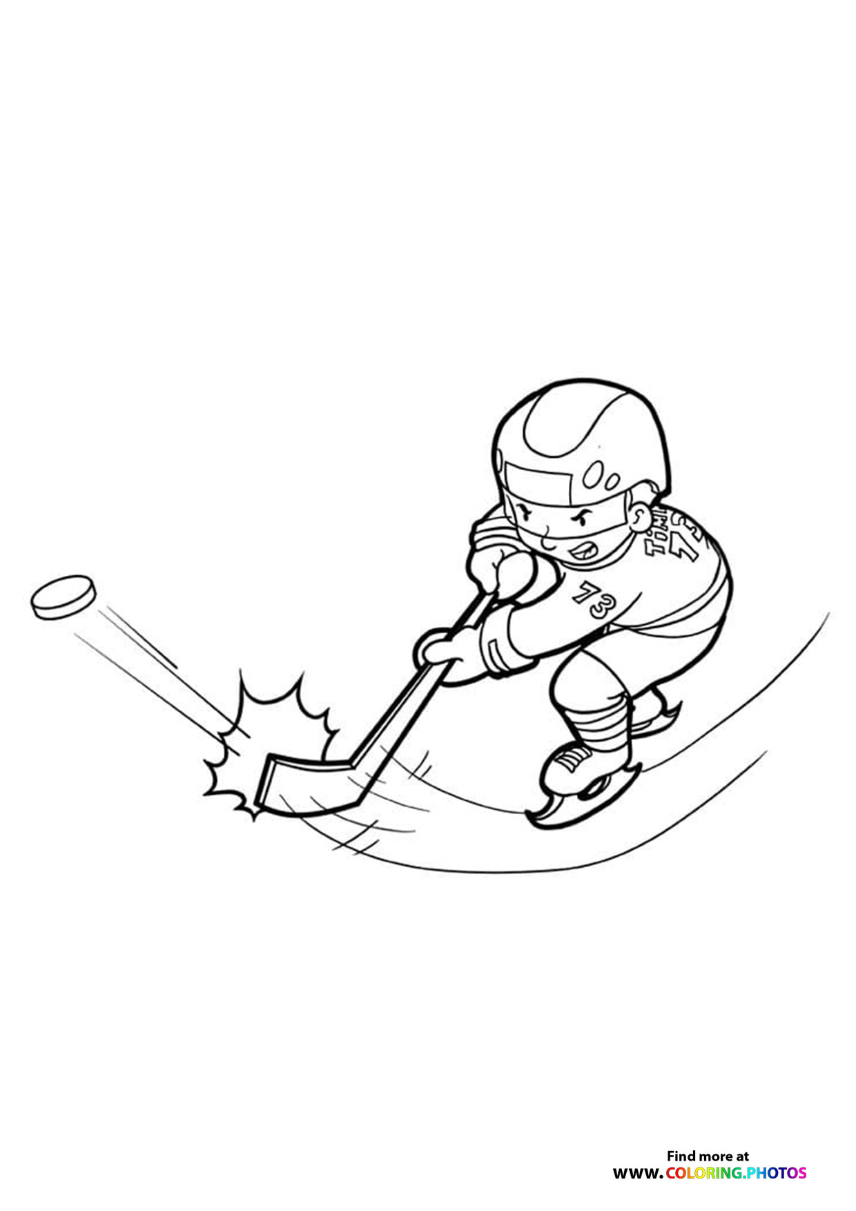 Ice hockey shooting