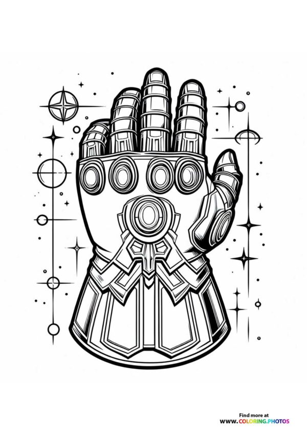 Infinity Gauntlet smiling