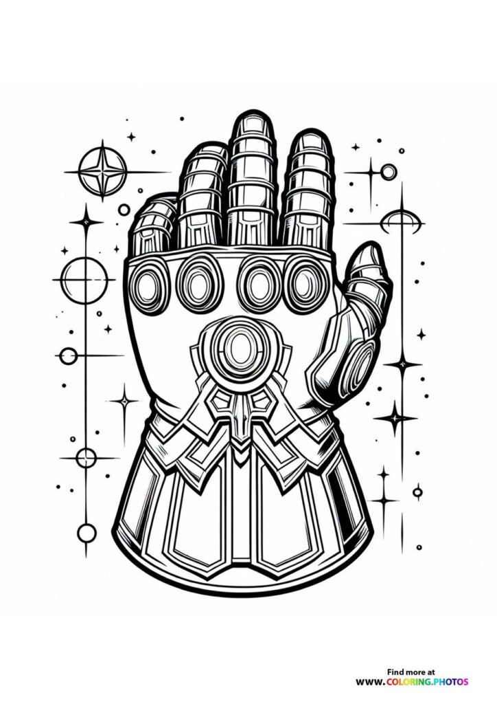 Infinity Gauntlet smiling