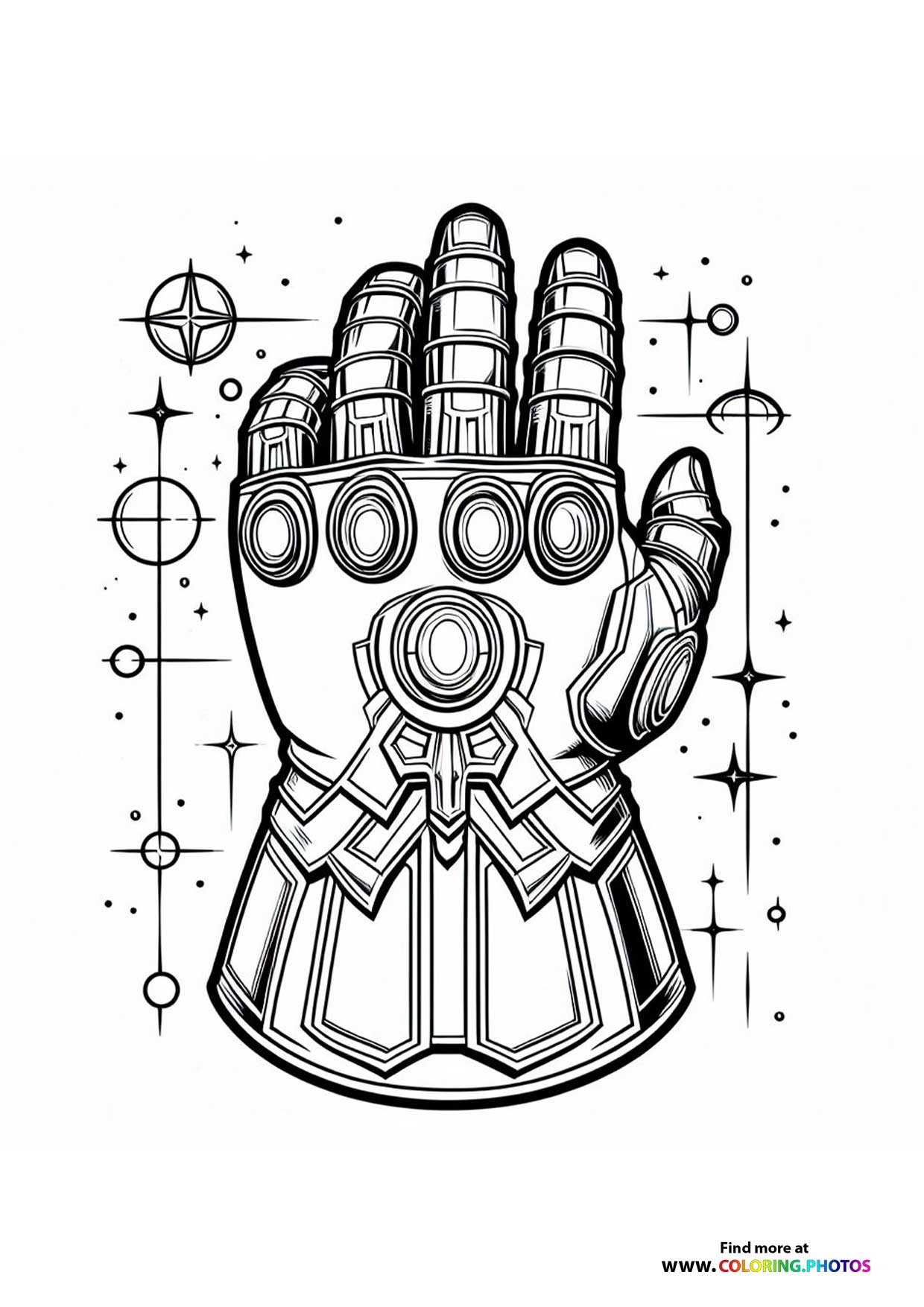 Infinity Gauntlet smiling