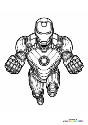 Iron Man flying
