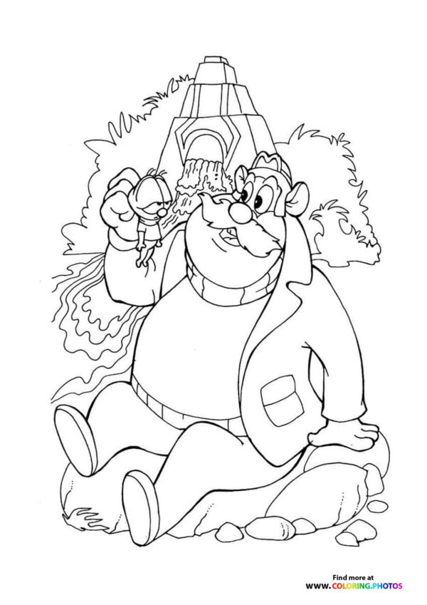 Fat Cat with Chip and Dale