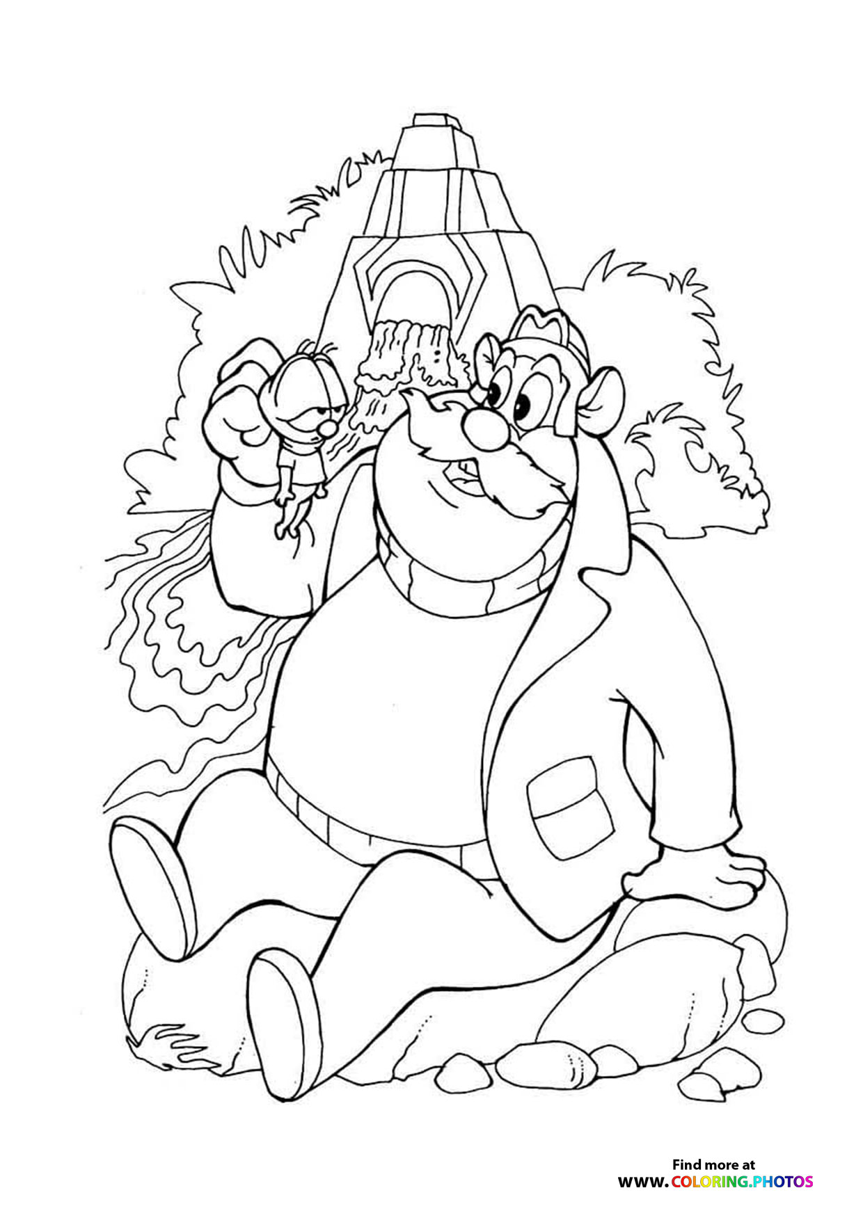 Fat Cat with Chip and Dale