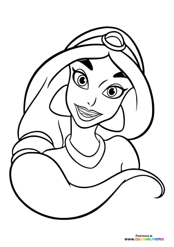 Jasmine portrait Disney princess