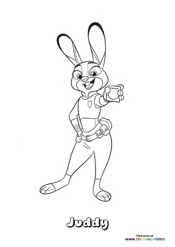 Judy Hopps in Police Uniform