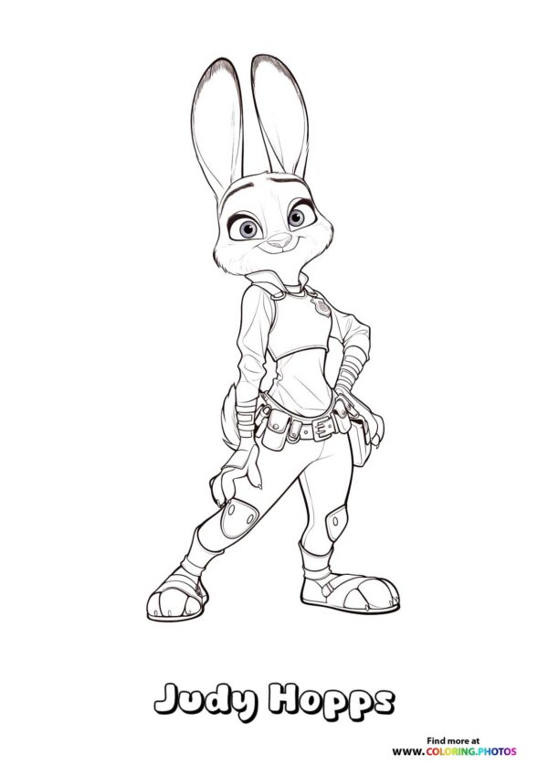 Judy Hopps in Police Uniform