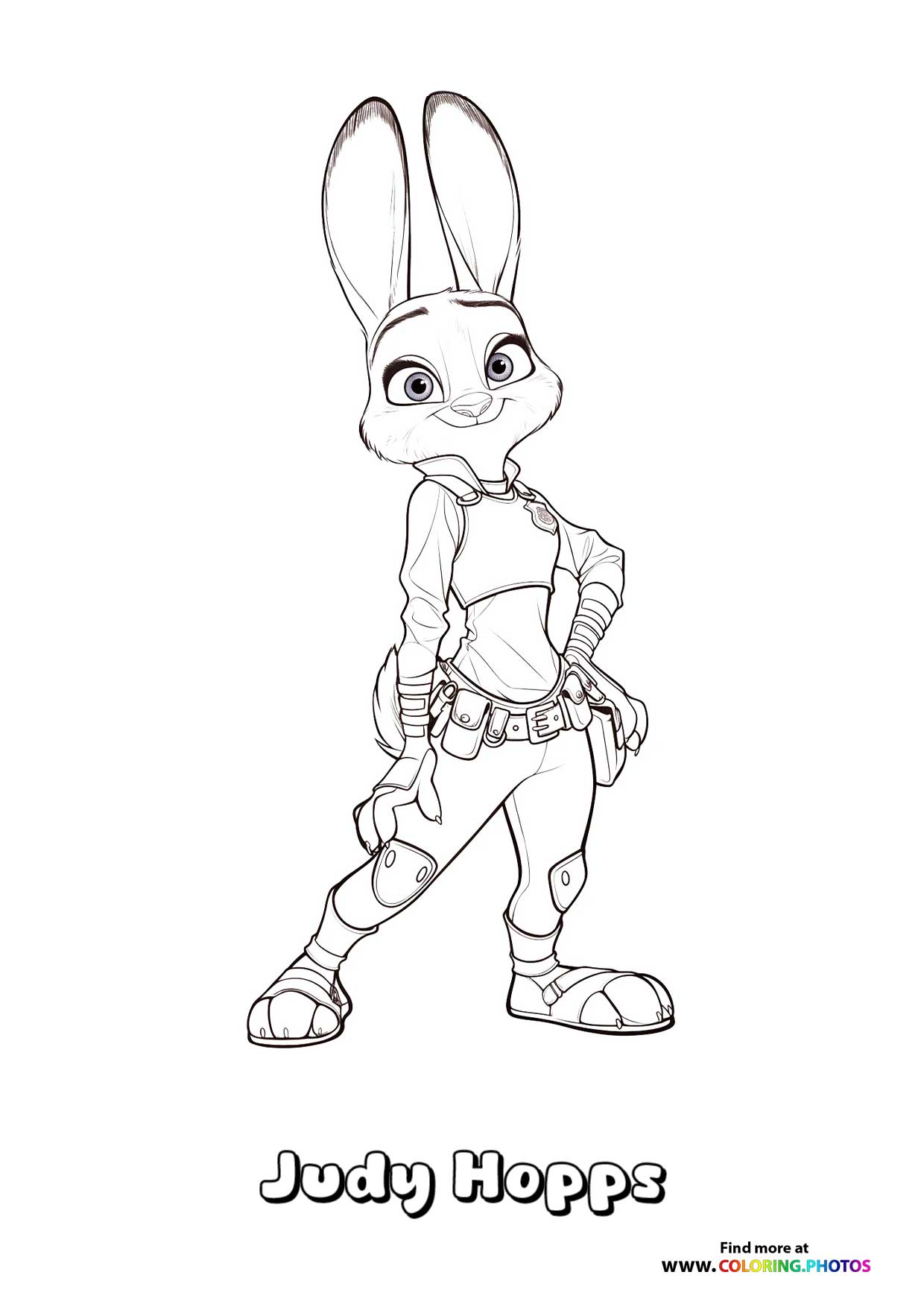 Judy Hopps in Police Uniform