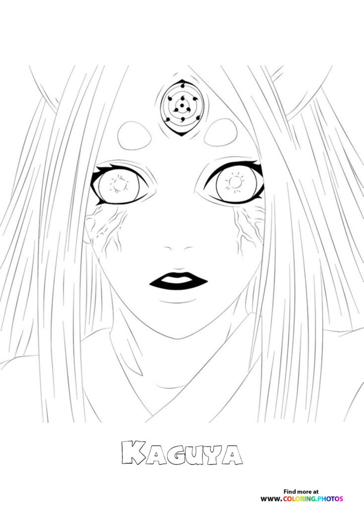Kaguya portrait from Naruto