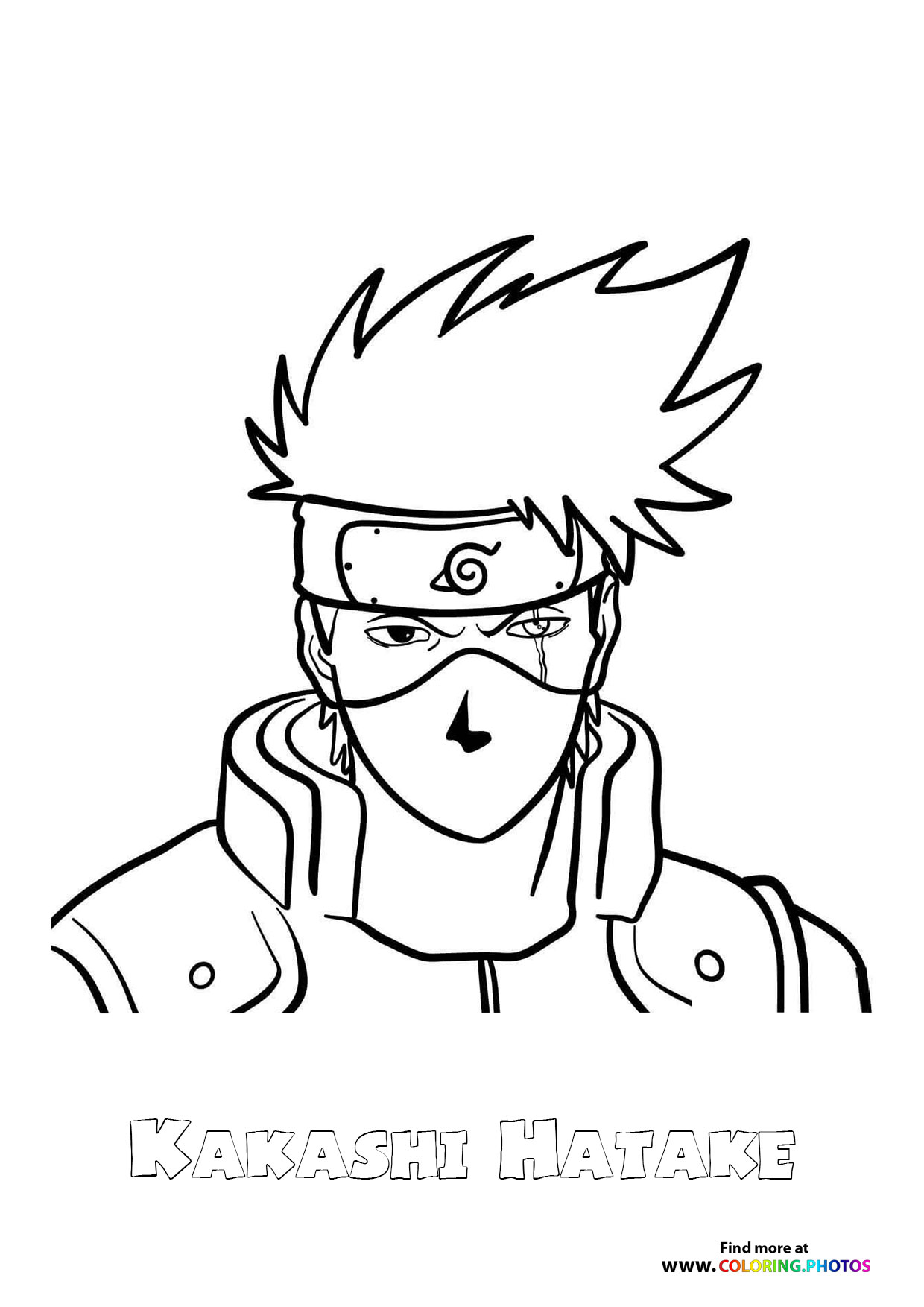 Kakashi portrait from Naruto