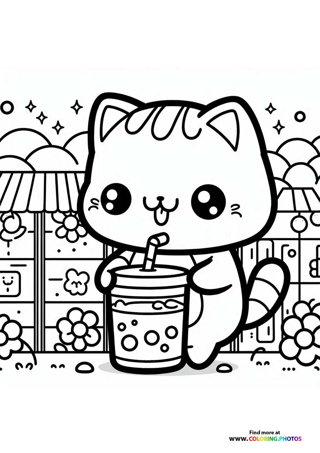 Kawaii cute cat